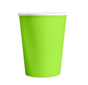 Kubeczki jednokolorowe papierowe - Zielone kubeczki papierowe