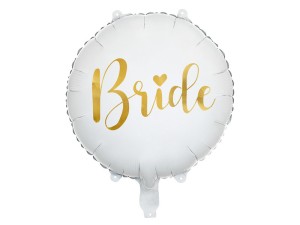 Balony na Wieczór Panieński - Balon foliowy "Bride" / 45 cm