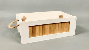 Skrzynki drewniane - Skrzynka drewniana / 34x23x13 cm