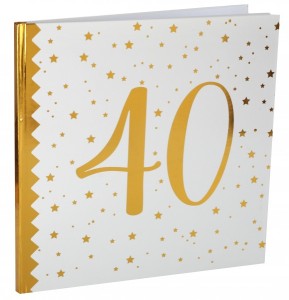 Księgi gości - Księga gości na 40 urodziny