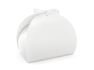 Pudełka na ciasto - Białe pudełka na ciasto / 16,5x14x9.5 cm