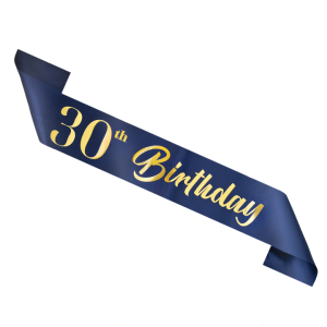 Szarfy - Szarfa urodzinowa "30th Birthday"