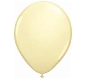 Balony lateksowe 10" - Balon QL 11" pastel kość słoniowa