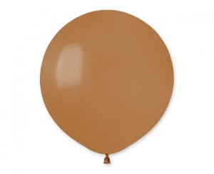 Balony lateksowe 19" - Balony lateksowe 19" pastel kawowe