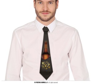 Krawaty - Krawat na 50 urodziny