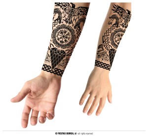 Tatuaże - Czarne tatuaże / 14x30 cm