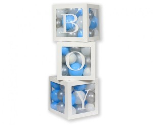 Kartony na balony - Zestaw pudełek na balony "Boy"